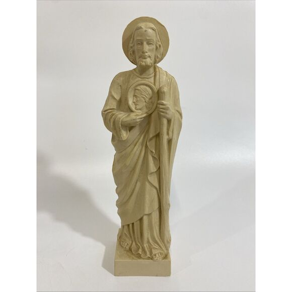 VTG St.Jude Thaddeus Statue Religious Catholic Apostles Patron Saint of Hopeless - Picture 1 of 7